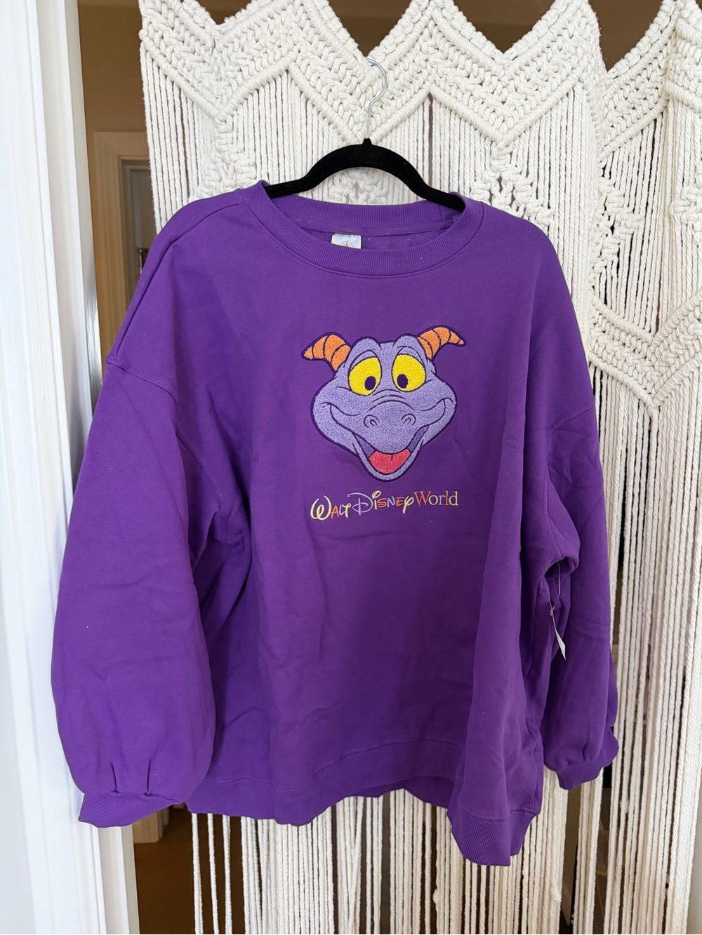 NWT Walt Disney world Figment sweatshirt purple- XL